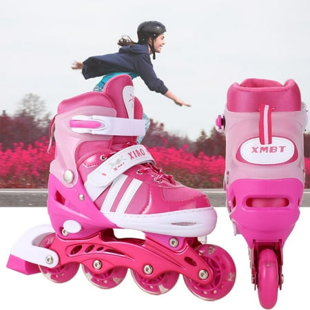 Christams Gift Elecmall Elecmall Children Inline Skate Light Up Wheel RollerTracer Adjustable Elec
