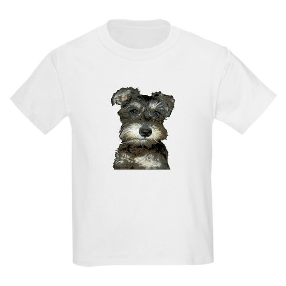 CafePress - Miniature Schnauzer Kids Light T Shirt - Light T-Shirt Kids XS-XL