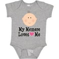 thumbnail image 3 of Inktastic Me Memere Loves Me Grandchild Girls Baby Bodysuit, 3 of 5