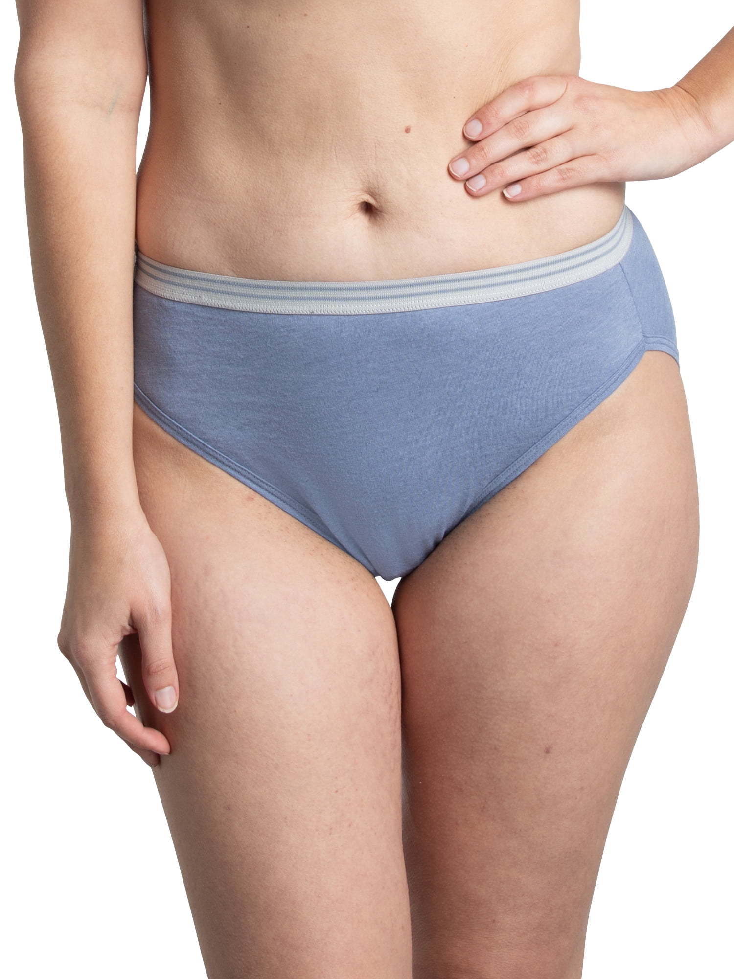 Fruit of the Loom Women's Hi-Cut Underwear, 10 Pack 