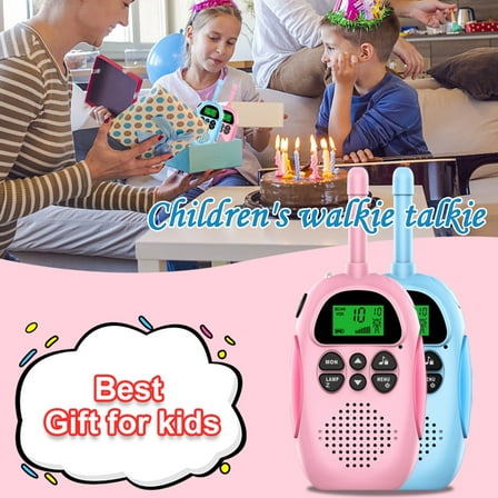 JZCHUNTOY Kids’ Walkie Talkies Toy – USB Rechargeable with Flashlight, 3KM Long-Distance Communication – Essential Gift for Travel