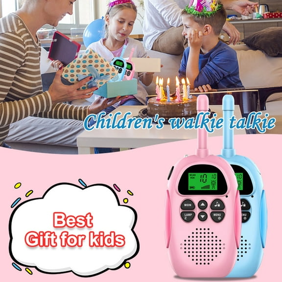 JZCHUNTOY Kids’ Walkie Talkies Toy – USB Rechargeable with Flashlight, 3KM Long-Distance Communication – Essential Gift for Travel