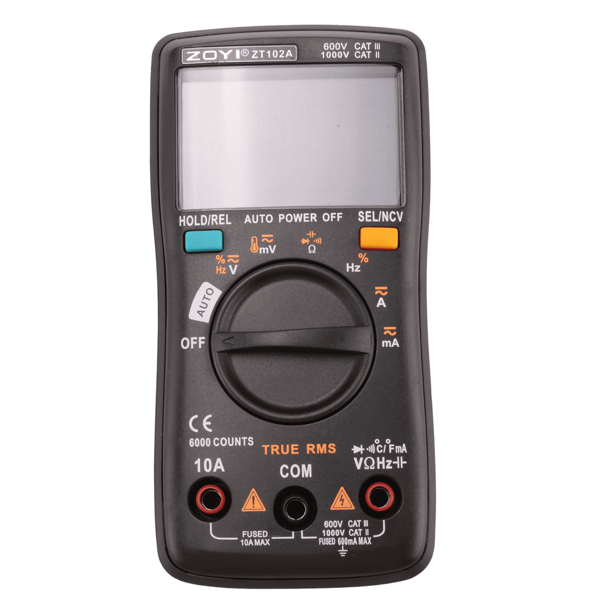 2X ZT102A Digital Multimeter 6000 Counts Auto 113D Back Light Voltmeter Transistor Tester Frequency