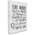 thumbnail image 3 of Stupell Indtries The More You Read Quote Rtic Plank Pattern,24 x 30,Design by Lettered and Lined, 3 of 7