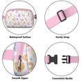 thumbnail image 5 of Lightweight Belt Bag Cute Crossbody Bags for Commuters Stylish Waist Packs Running Workout Hiking Travel Fanny Pack Ice Cream, 5 of 7