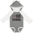 thumbnail image 3 of Inktastic Head and Neck Cancer Awareness- Flag and Ribbon Boys or Girls Long Sleeve Baby Bodysuit, 3 of 5