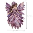 thumbnail image 2 of DIY Fabric Patchwork Fairy Sewing Kit, Handmade Angel Wall Art Craft Set, Creative Gift for Craft Lovers, Home Wall Hanging Decoration,Light pink, 2 of 6