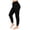 Black, variant on Womens Tapered Ankle Jogger Pants Dual Side Deep Hand Pockets Drawstring Elastic High Waist Slim Fit Cropped Casual Athletic Lounge Trousers