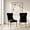 Black and Gold Legs, variant on Collection Tufted Velvet Dining Chair, Nailhead Trim, Solid Wood Legs, Set of 2