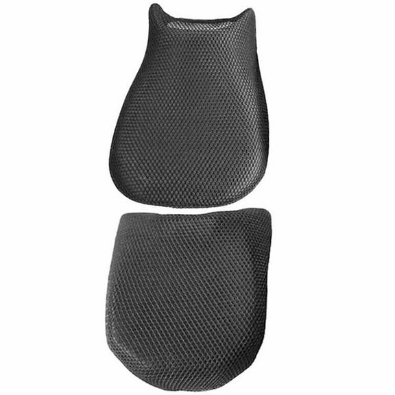 DRAFIDEEP 2Pcs Set Motorcycle Sunshade in Black for Protective Seat Coverage