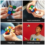 Rubiks Mini, Original 2x2 Rubiks Cube 3D Puzzle Fidget Cube