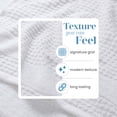 thumbnail image 5 of Martex Expression Air Sculpted 6-Piece Towel Set, Cloud White, 5 of 8