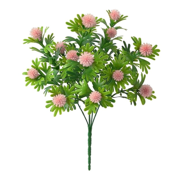 Ramo de flores artificiales para escritorio en color rosa Rosado