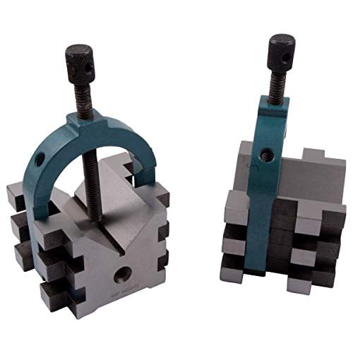 HHIP 3402-0112 Mulit-USE V-Blocks & Clamps Set, 2.5" x 2.75" x 2"