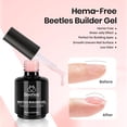 thumbnail image 3 of Set Builder Gel, capa superior y capa base, sin Hema Beetles, 3 of 7