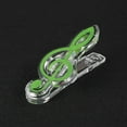 thumbnail image 2 of Plastic Musical Note Carta Clip Papel Piano Soporte () Verde, 2 of 7