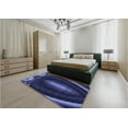 thumbnail image 5 of Ahgly Company Machine Washable Indoor Rectangle Transitional Night Blue Area Rugs, 8' x 12', 5 of 7