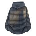 thumbnail image 3 of Mens Hoodies Pullover Sevevn Men's Long Sleeved Hoodie Striped Hooded Sweatshirt Pullover Top, 3 of 4