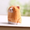 thumbnail image 6 of Dserhfy Wooden Carved Cat Figurine Handmade Woodcarving Art Kitten Statue Small Animal Sculpture Home Office Desktop Decoration Ornament, 6 of 8