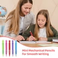 thumbnail image 2 of 48 Pack Colorful Mechanical Pencils (0.7mm) - Mini Portable Writing & Drawing Set with Erasers, 5 Assorted Colors - Bulk Office & Art Supplies, 2 of 6