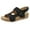Black, variant on Fesfesfes Sandals Women's Shoes Peep Toe Fashion Casual Comfortable Wedge Heel Platform Sandals 9(42)