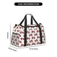 thumbnail image 2 of Defioc Red Wheeled Tractors Print Hand Travel Bag - Foldable Travel Duffel Bags for Men Women -Sport Gym Bag - Overnight Travel Duffel Bag - Adjustable Shoulder Strap, 2 of 6
