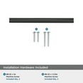 thumbnail image 5 of Amerock Bar Pulls 3-3/4 inch (96mm) Center-to-Center Matte Black Cabinet Pull - 10 Pack, 5 of 8