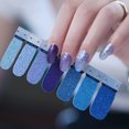 thumbnail image 1 of onlyliua Clearance Wraps Decals Beauty Glitter Powder Nail Stickers Gradients Color Full Cover Deals, 1 of 3