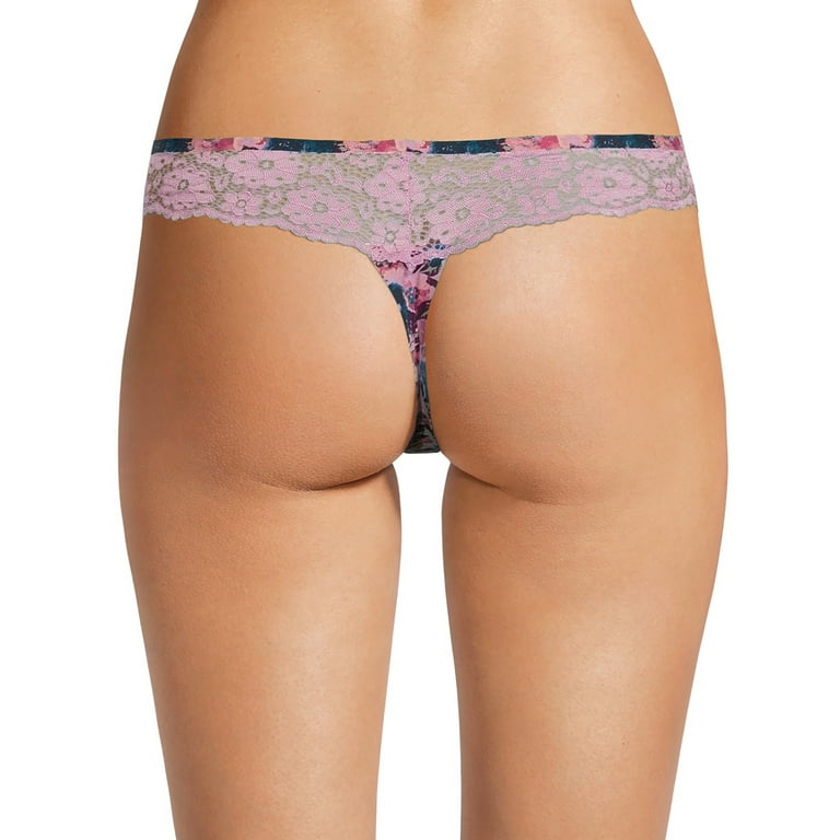 Jessica Simpson Women's Micro Thong Panties, 5-Pack 