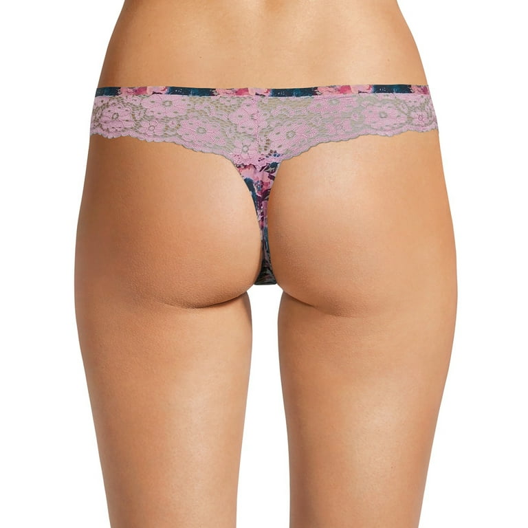 Jessica Simpson Women s Micro Thong Panties 5 Pack Walmart