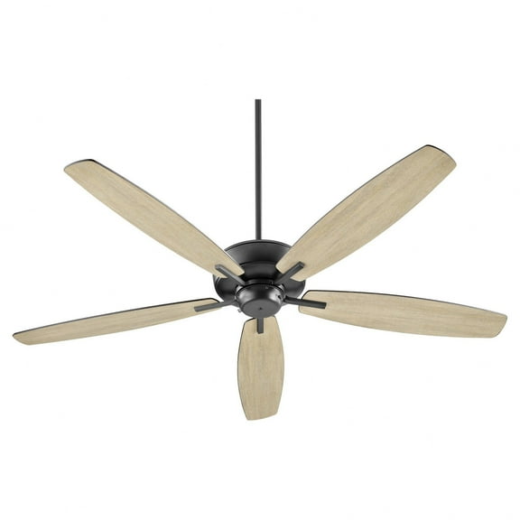 Quorum Lighting Breeze 60 5-Blade Noir Aluminum Fan
