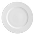 thumbnail image 1 of 10 Strawberry Street Assiette de Chargeur Royal Blanc en Blanc (Ensemble de 6), 1 of 3