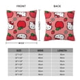 thumbnail image 2 of Hello Kitty Pillow Cover, Square Throw Pillow Cases For Couch Sofa Bed Living Room,Home Decorative, 24"X24", 2 of 9
