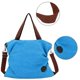 thumbnail image 3 of Bolso de hombro de lona MACHAO bolso artístico de moda ocio azul, 3 of 5