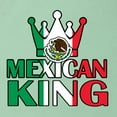 thumbnail image 5 of Wild Bobby Mexican King Latin Pride Women Slim Fit Junior Tee, Mint, X-Large, 5 of 5