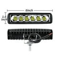 2Pcs 12V Boat Marine LED Light White Flood Light Bar Deck Dock