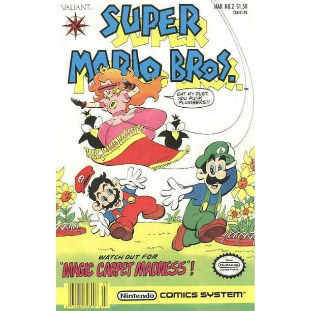 Super Mario Bros. (2nd Series) #2 VF ; Valiant Comic Book - Walmart.com