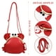 thumbnail image 3 of Bolso bandolera con forma de cangrejo de PU a la moda, bolso cruzado para mujeres y niñas, 3 of 6