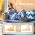 thumbnail image 3 of Electric Heating Pad, 6 Levels Temp & Auto Shut Off, Soft Flannel Heat Pad, for Foot Warmer-UL, 3 of 5