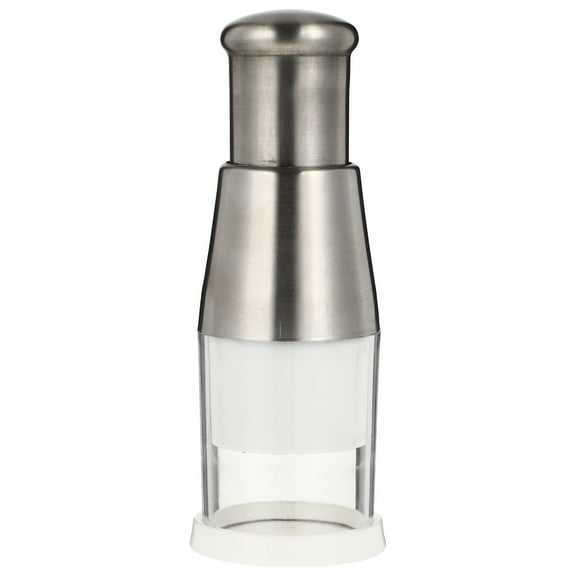 HOMEMAXS Stainless Steel Garlic Chopper Manual Mincer for Kitchen Lightweight Portable