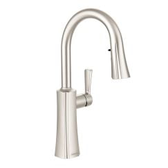 Moen Etch Spot Resist Stainless One-Handle Pulldown Kitchen Faucet