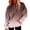 Coffee, variant on IMENGL Gradient line print long sleeve hooded fashion sweater, Red L, Size M-2XL