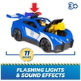 thumbnail image 3 of Toy Car Paw Patrol Chase Rescue Cruiser with Lights, 3 of 9
