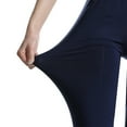 thumbnail image 7 of Daiosportswear Women's Drawstring Tie Daily Leggings High Waist Workout Yoga Pants Navy M(M), 7 of 7