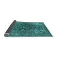 thumbnail image 2 of Ahgly Company Indoor Square Oriental Light Blue Industrial Area Rugs, 7' Square, 2 of 4