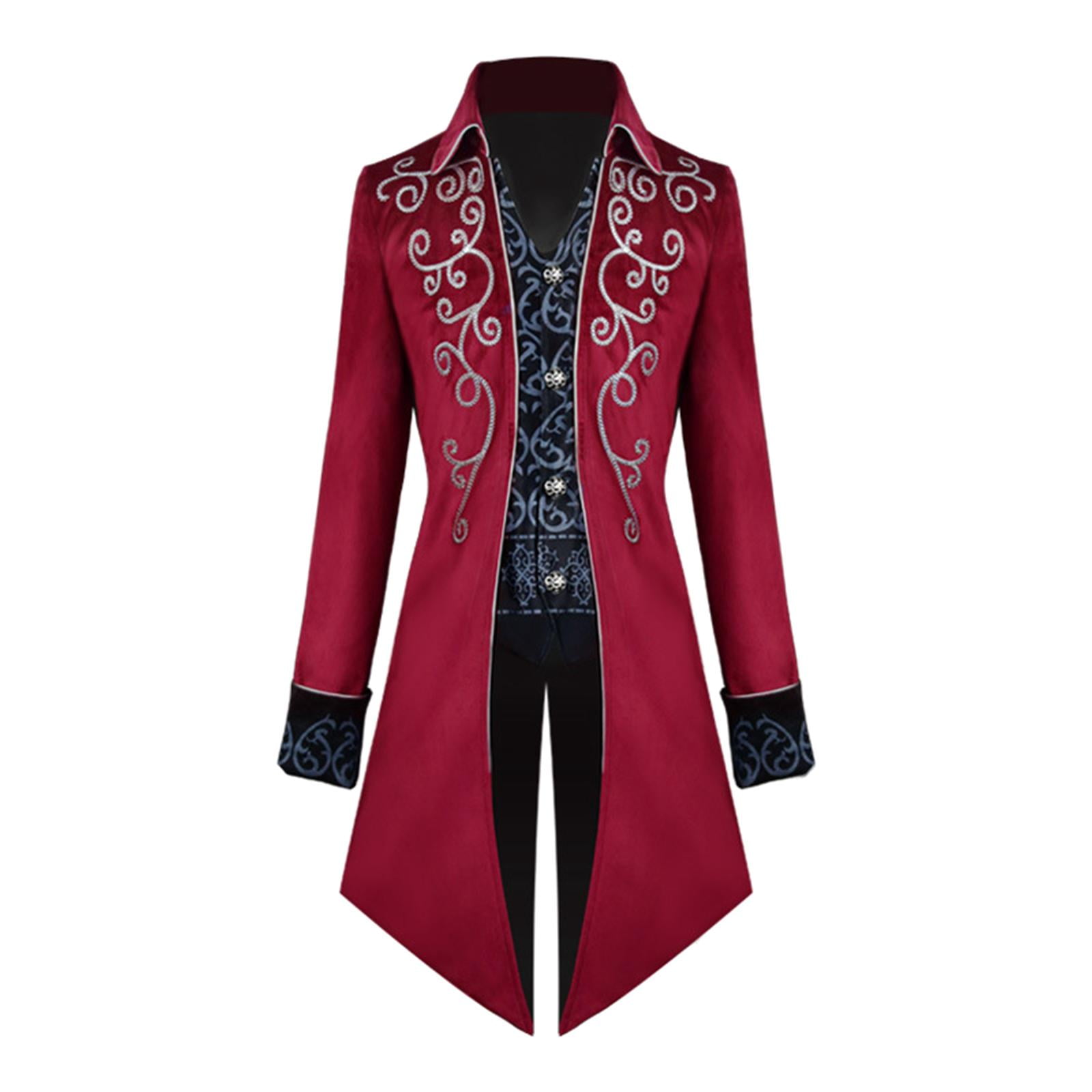 Chaqueta victoriana medieval Steampunk BLESIY para hombre y mujer