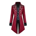 thumbnail image 2 of de traje de sopa Steampunk de estilo Vintage para mujer Rojo XL Hugo Frac medieval, 2 of 10