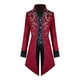 thumbnail image 2 of Chaqueta Steampunk de estilo Vintage para mujer Zulema Frac medieval rojo, 2 of 8