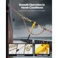 thumbnail image 4 of VEVOR Ratchet Chain Binder, 3/8 in x 20 ft G80 Chains, 9200 lbs Working Load of Ratchet Load Binder, Chains and Binders Set, Tie Down Hauling Chain Binders for Hauling, Towing, Logging, Lifting, 4 of 9