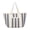 Grey, variant on Tachiuwa Striped Tote Bag Errands Stylish Office Handbag Shoulder Bag Women Bag Beach Blue